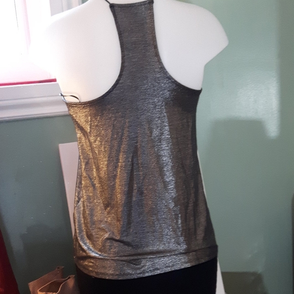 Like new size xxs Guess silver dress tank top - Picture 5 of 12